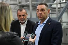 Minister Vulin opens new plant in "Prva iskra" Barič