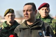 Ministar Vulin: U Braničevskom okrugu odziv za rezervu 95 odsto