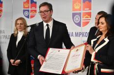 President Vučić: Throughout the History of Serbs on either side of the Drina there has not been a period this long without a single harsh word