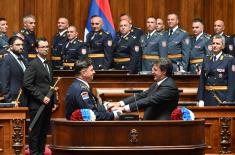 Svečanost povodom završetka školovanja 13. klase VSBO i oficira 67. klase GŠU