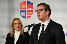 President Vučić: Throughout the History of Serbs on either side of the Drina there has not been a period this long without a single harsh word