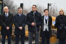 The construction of flats for members of the security forces began in Belgrade