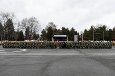 Ispraćaj pešadijske čete u mirovnu operaciju UN u Libanu  