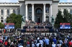 President Vučić: Youngest officers – echelon of freedom and sovereignty of our homeland