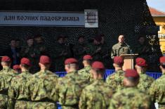 Minister Vulin: 63rd Parachute, always brigade, never battalion