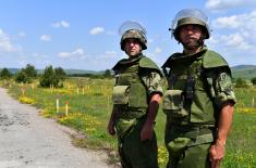 Start of clearing Sjenica airport