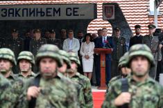 Soldiers of “September 2022” Intake Swear Oath