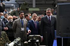 President Vučić Opened 10th International Exhibition of Arms and Military Equipment “PARTNER 2021”