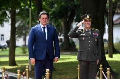 Minister Gašić visits Serbian Armed Forces General Staff