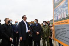 Foundation stone for new Covid hospital laid near Novi Sad