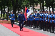 Minister Gašić visits Serbian Armed Forces General Staff