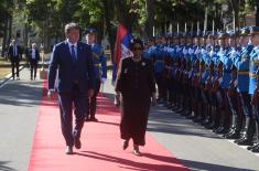 Састанак министра одбране Гашића са министарком одбране Републике Зимбабве