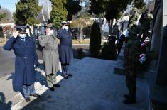 Delegation representing Ministry of Defence and Serbian Armed Forces lays wreaths to mark Defenders of the Fatherland Day