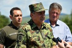 Start of clearing Sjenica airport