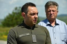 Start of clearing Sjenica airport