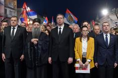 Main ceremony commemorating Remembrance Day for Victims of NATO Agression held in Sombor