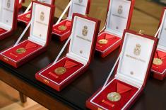 Posthumous decorations to defence system members