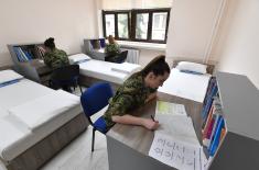 President Vučić visits reconstructed Military Boarding High School