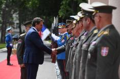 Minister Gašić visits Serbian Armed Forces General Staff