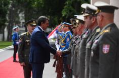 Minister Gašić visits Serbian Armed Forces General Staff