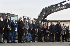 Foundation stone for new Covid hospital laid near Novi Sad