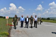 Start of clearing Sjenica airport