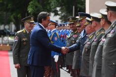 Minister Gašić visits Serbian Armed Forces General Staff