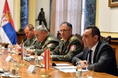 Meeting of Minister Vulin and General Brieger