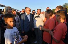 Minister Vučević attends opening of “Family Days in Serbia“ event