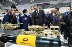 President Vučić Opened 10th International Exhibition of Arms and Military Equipment “PARTNER 2021”