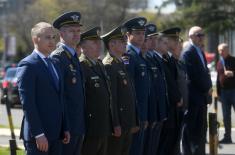 Minister Stefanović lays wreath at Monument to Pilots - Defenders of Belgrade