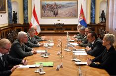Meeting of Minister Vulin and General Brieger