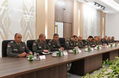 Minister Gašić visits Serbian Armed Forces General Staff