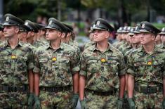 Generalna proba promocije najmlađih oficira Vojske Srbije 