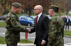 Minister Vučević visits Training Command