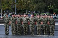 General Rehearsal of Promotion of Youngest Officers of Serbian Armed Forces