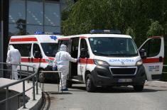 The temporary hospital at the Belgrade Fair is closing down