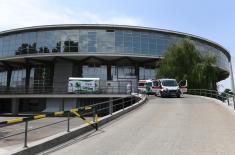 The temporary hospital at the Belgrade Fair is closing down