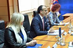 Minister of Defence meets Head of European Union Delegation  