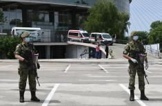 The temporary hospital at the Belgrade Fair is closing down