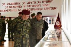 Minister Vulin: 63rd Parachute, always brigade, never battalion