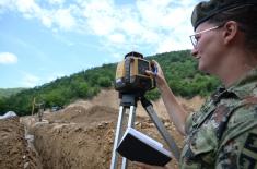 Inžinjerijska obuka pripadnika Vojske Srbije i Nacionalne garde Ohaja