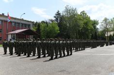 Candidates for admission to Special Forces as part of Project 5,000 take oath of enlistment