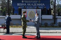 Minister Stefanović attends youngest reserve officers’ promotion ceremony