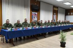 Minister Vučević visits Training Command