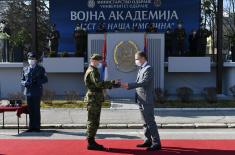 Minister Stefanović attends youngest reserve officers’ promotion ceremony