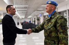 Reception of our Peacekeepers from the Central African Republic