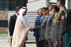 Meeting between defence ministers of Serbia, United Arab Emirates