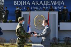 Ministar Stefanović prisustvovao promociji najmlađih rezervnih oficira 