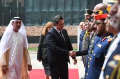 Meeting between defence ministers of Serbia, United Arab Emirates